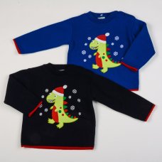 K1590: Baby Christmas Dinosaur Jumper (0-9 Months)